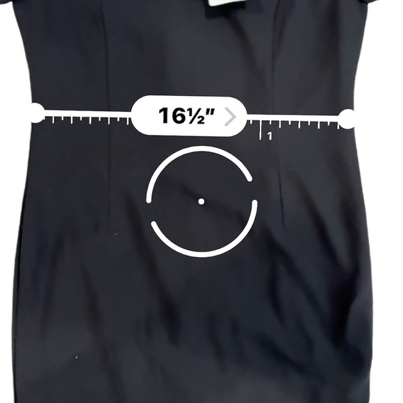 NWT Nordstrom Bardot Black Flares Sleeve Deess Size L - Picture 4 of 8